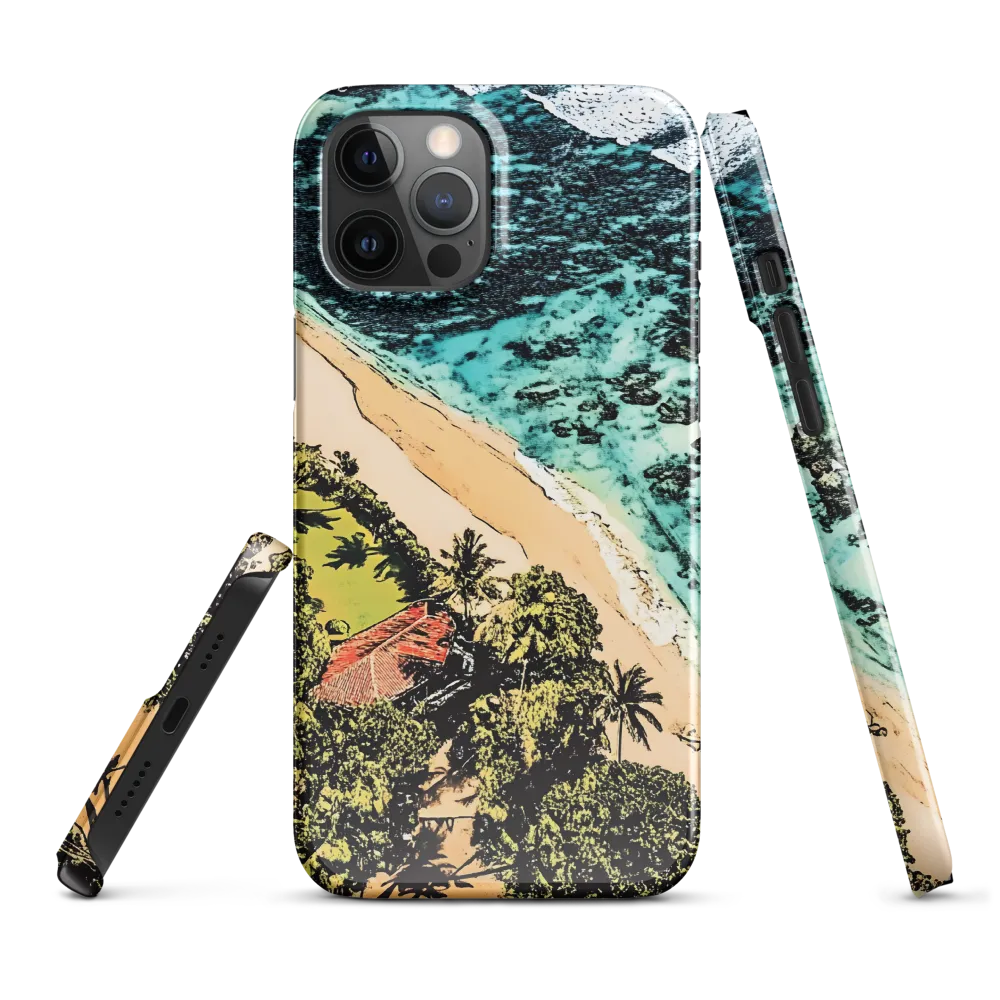 Aerial Serenity: Coastal Escape | Phone Case |  12 Pro Max | Snap Case | Glossy