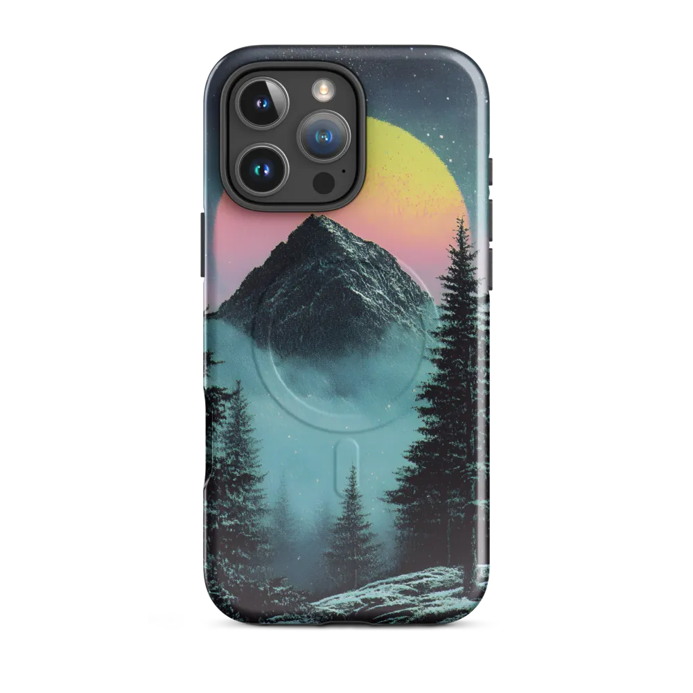 Ethereal Peaks Under Celestial Lights