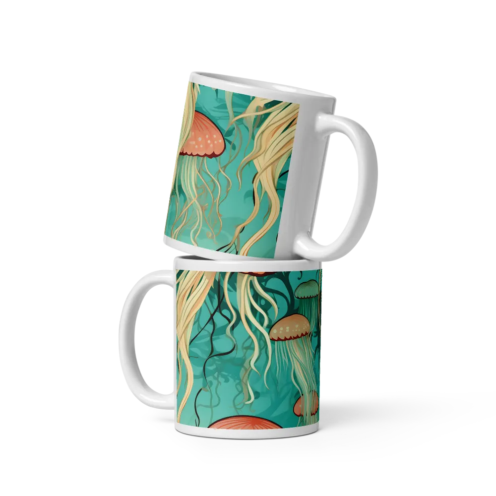 Ethereal Dance of Jellyfish | Mugs | Multiple Sizes & Colors