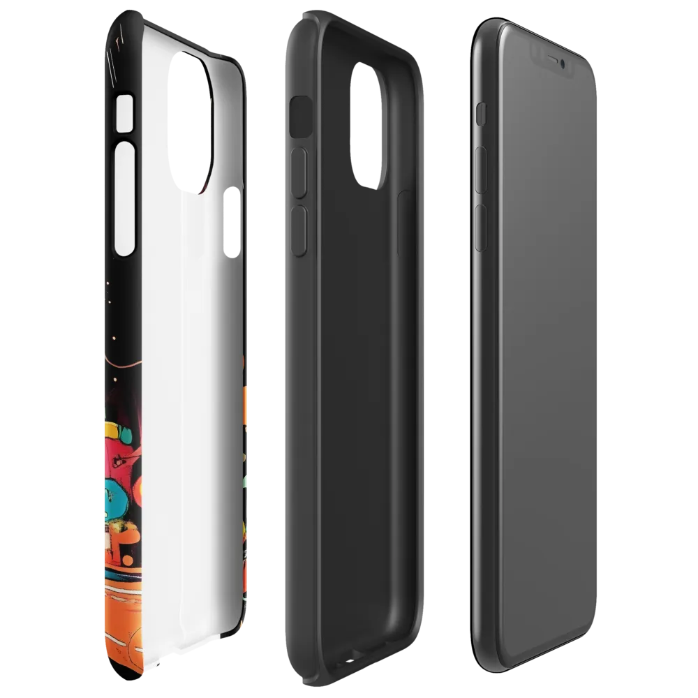 Neon Pulse of the City | Phone Case |  11 Pro Max | Tough Case | Glossy