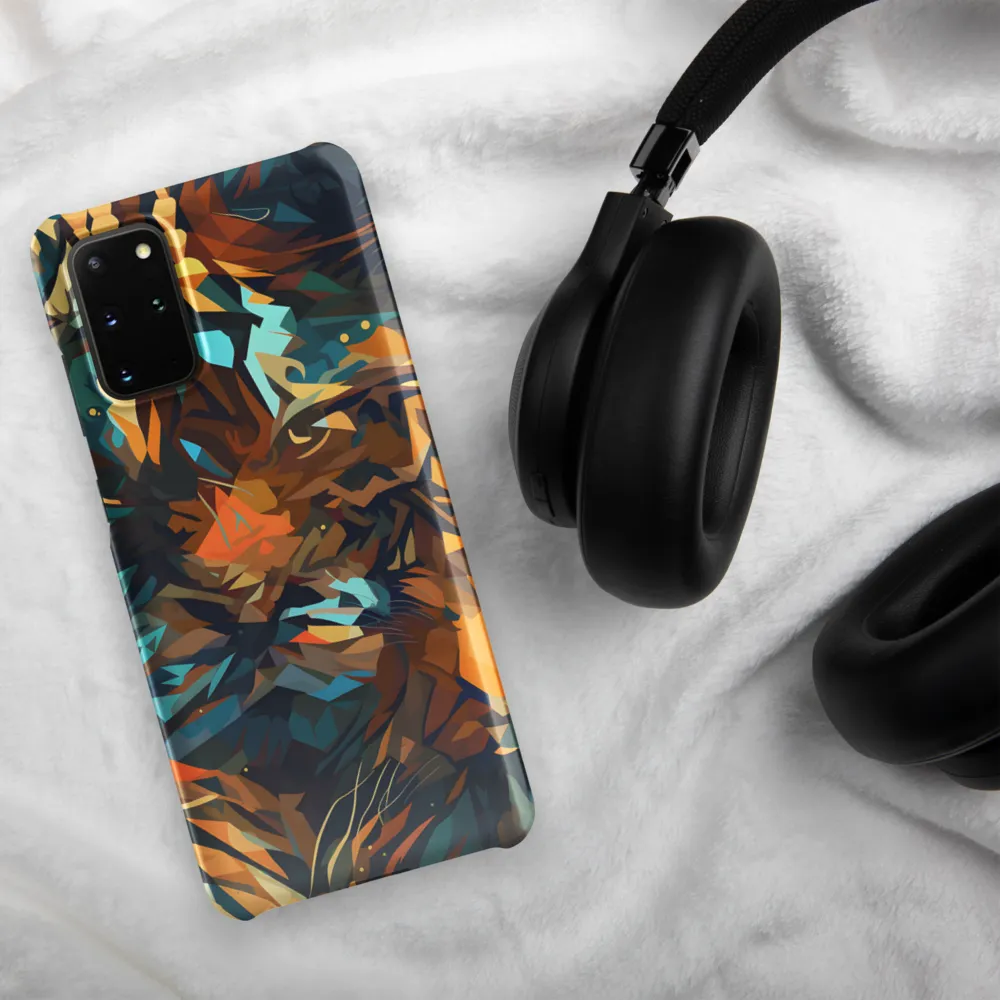 Wild Symphony: Abstract Tigers | Phone Case |  S20 Plus | Snap Case | Glossy
