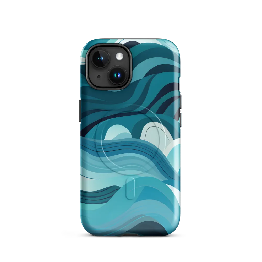 Ebb and Flow | Phone Case |  15 | MagSafe® Tough Case | Glossy