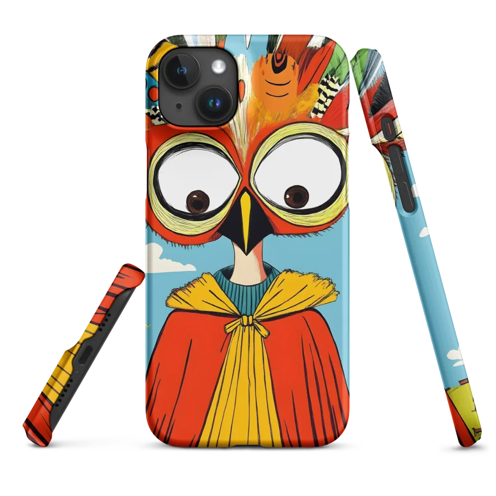 A Whimsical Encounter: The Owl-Human Fusion