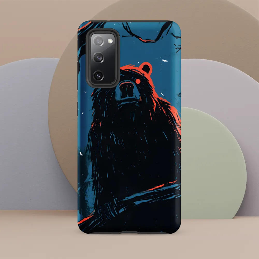 Eerie Majesty: A Bear in the Night