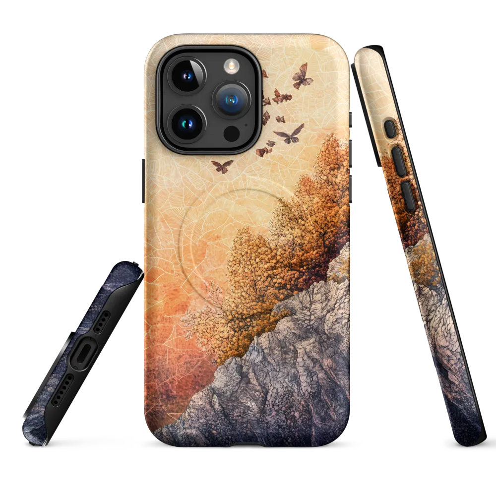 Fluttering Dreams of Serenity | Phone Case |  15 Pro Max | MagSafe® Tough Case | Matte