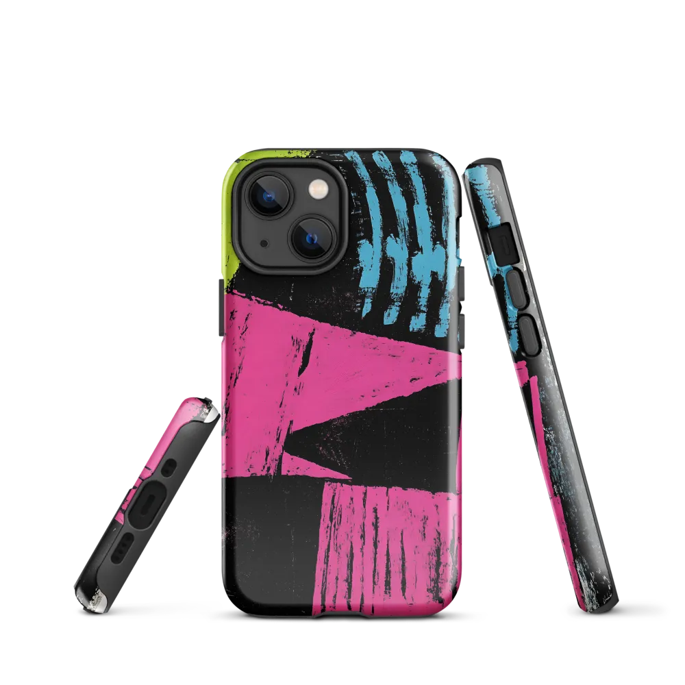 Dynamic Geometry | Phone Case |  13 mini | Tough Case | Glossy