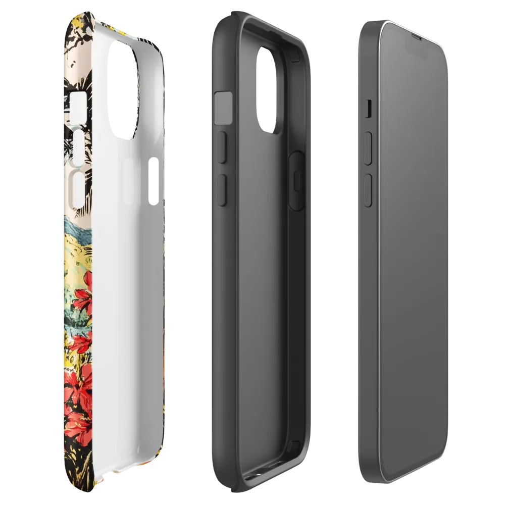 Tropical Serenity | Phone Case |  14 Plus | Tough Case | Glossy