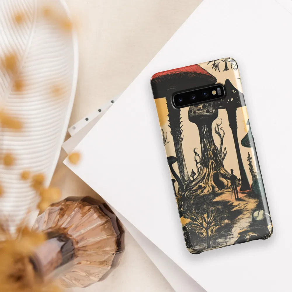 Whimsical Mycelium Realm | Phone Case |  S10 Plus | Snap Case | Glossy