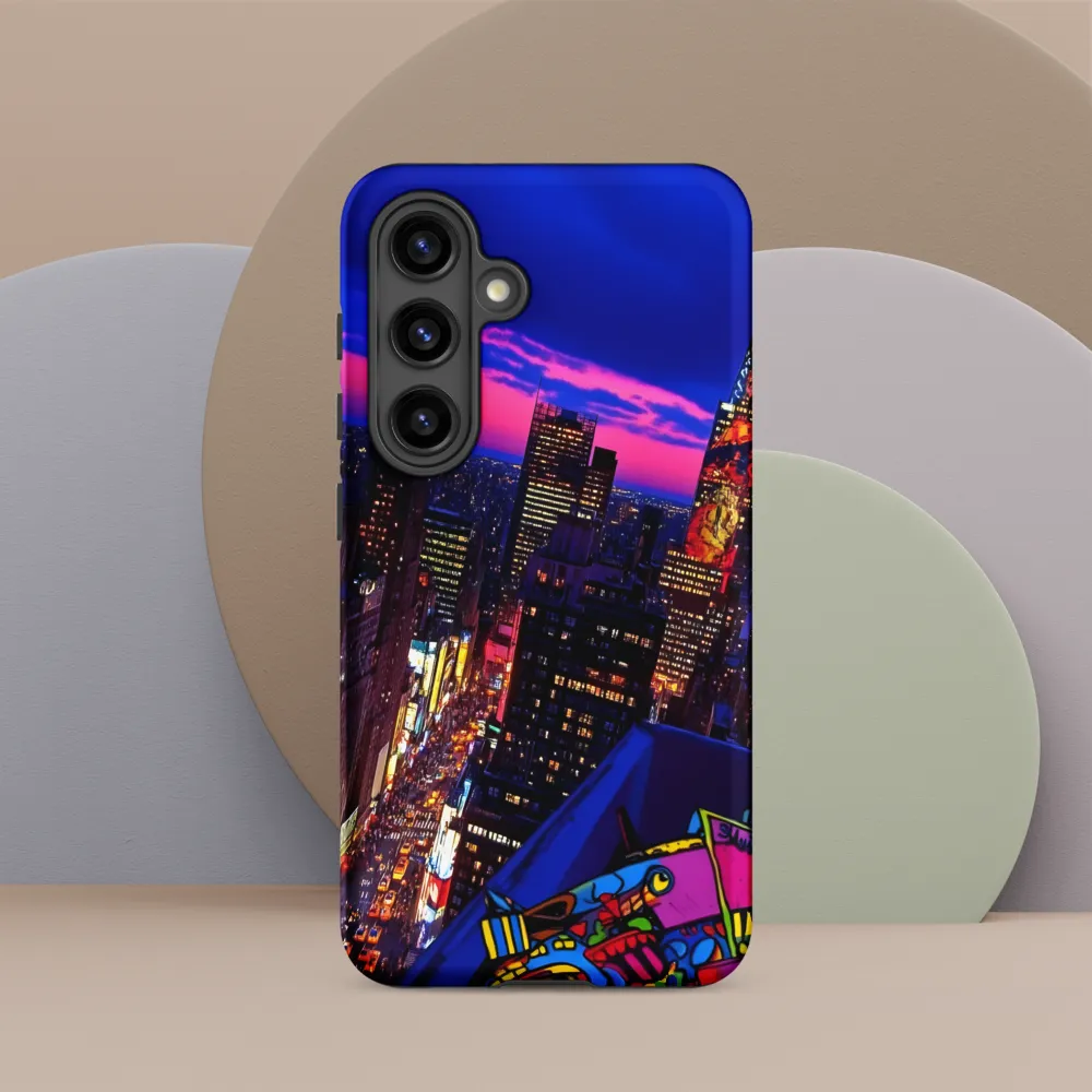 Neon Twilight: A City in Vibrance