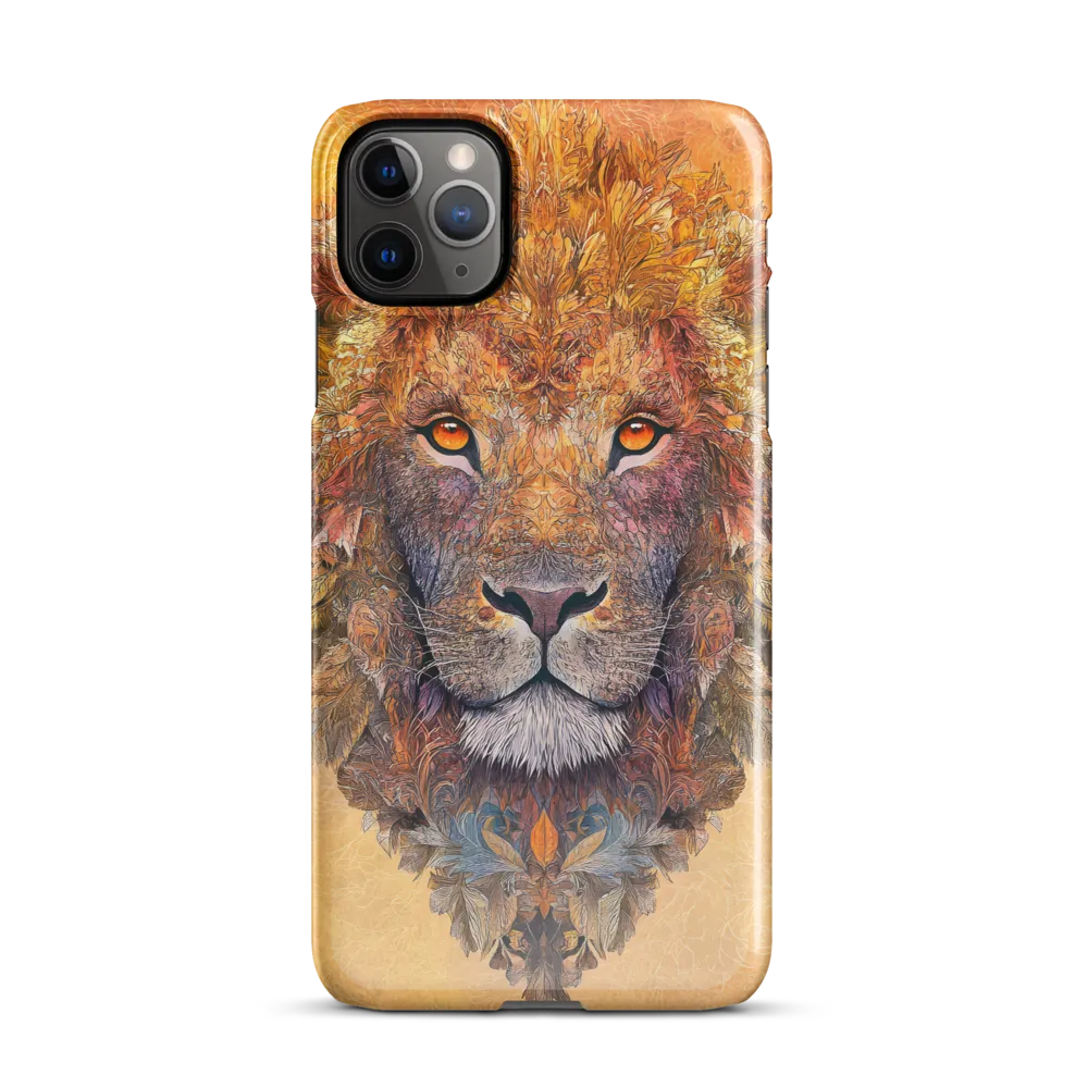 Royal Splendor: The Majestic Lion | Phone Case |  11 Pro Max | Snap Case | Glossy