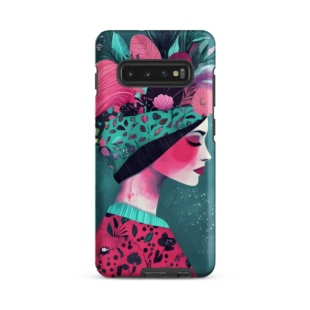 Whimsical Floral Portrait