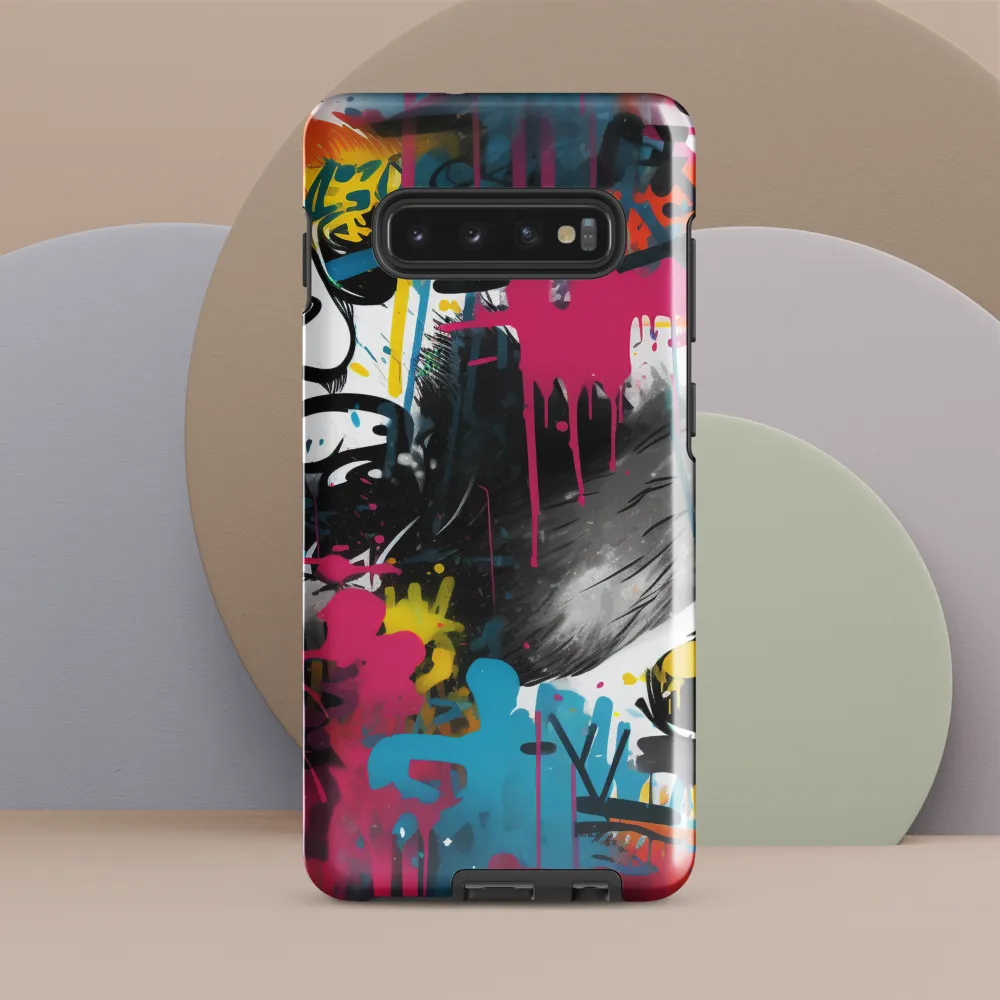 Urban Symphony: The Playful Panda | Phone Case |  S10 Plus | Tough Case | Glossy