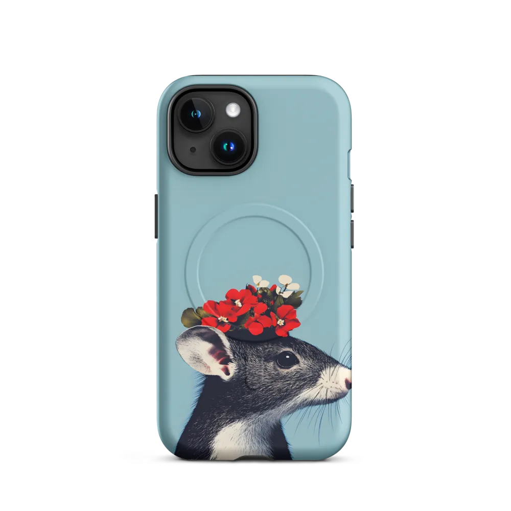 Whimsical Flora: A Mouse's Floral Crown