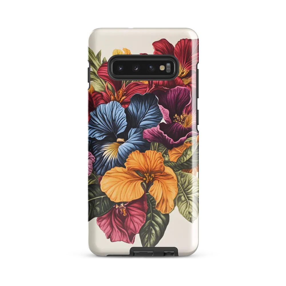 Floral Symphony in Color | Phone Case |  S10 Plus | Tough Case | Glossy