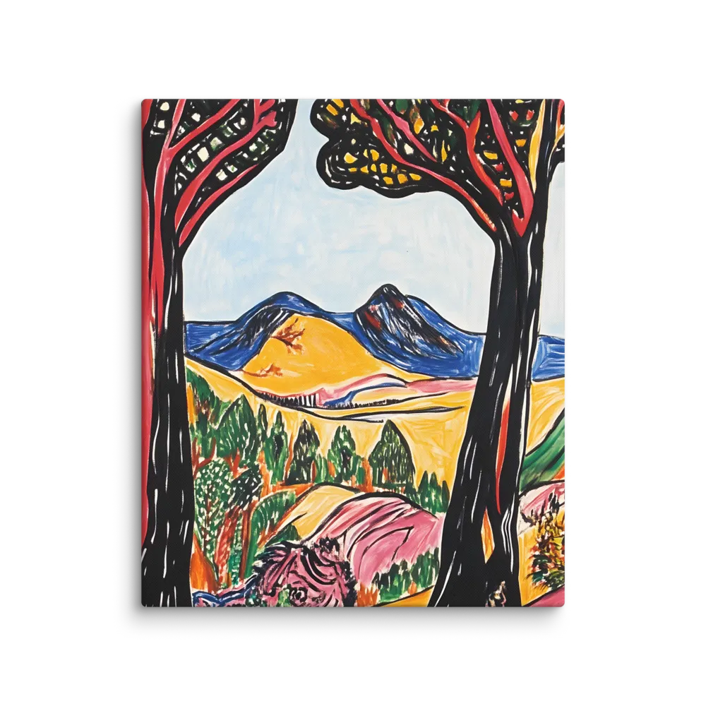 Vibrant Nature's Embrace | Canvas | 20″×24″