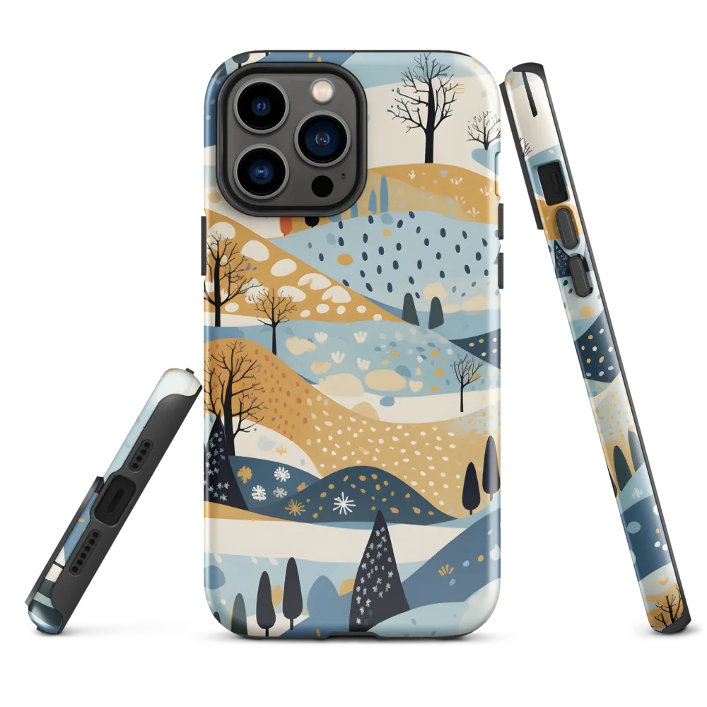Whispers of a Playful Landscape | Phone Case |  13 Pro Max | Tough Case | Glossy