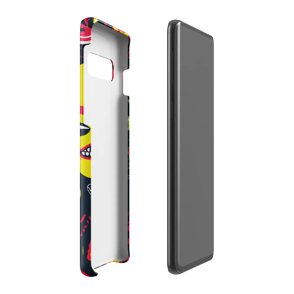 Neon Revelry: A Quirky Exploration of Modern Pop Art | Phone Case |  S10 Plus | Snap Case | Glossy