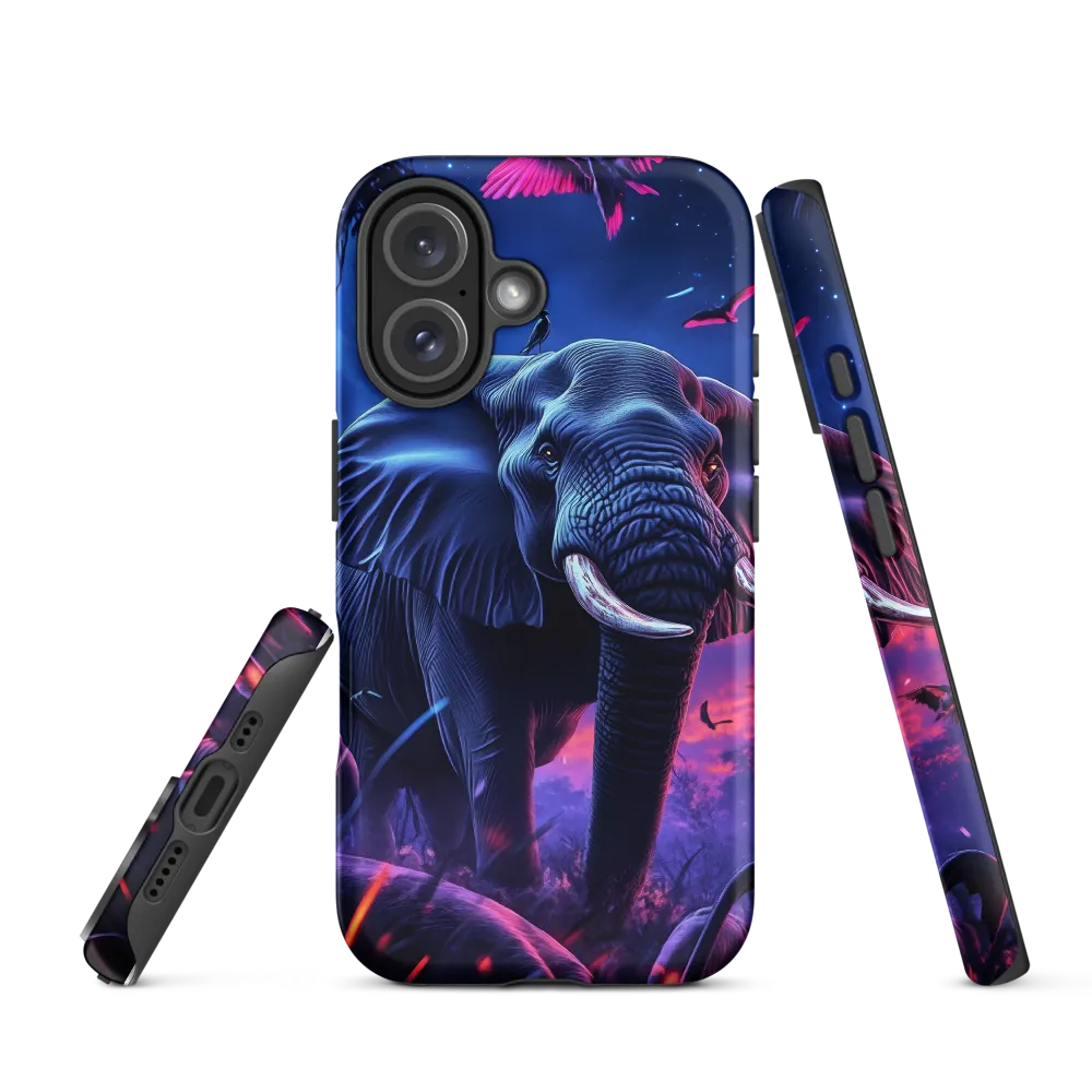 Ethereal Majesty: The Elephant of Twilight | Phone Case