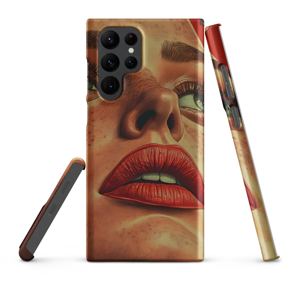 Red Intensity: A Portrait of Elegance