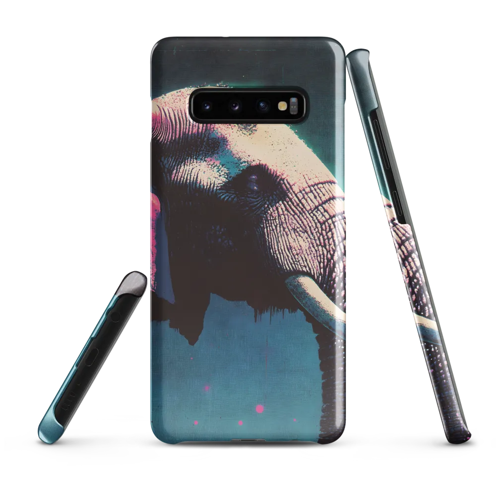 The Elephant in Neon | Phone Case |  S10 Plus | Snap Case | Glossy