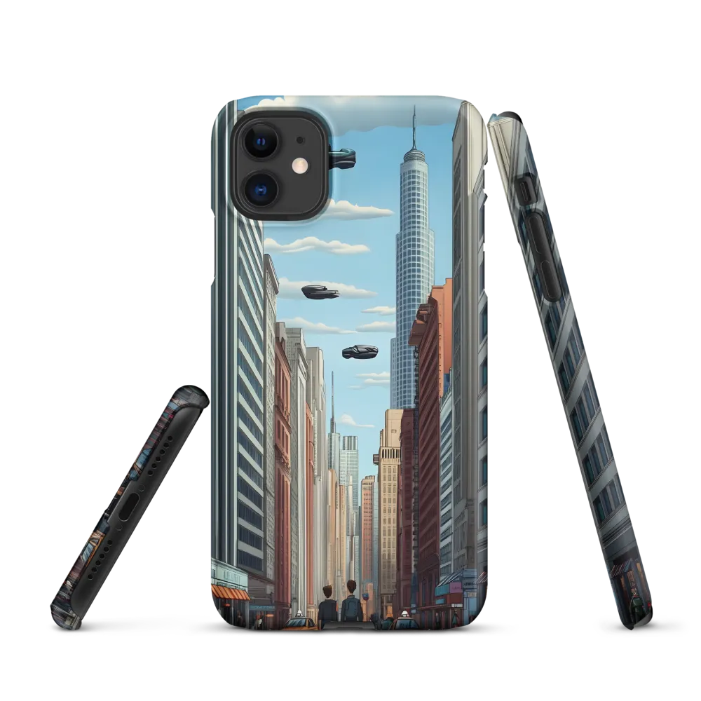 Futuristic Stroll through the Urban Skyline