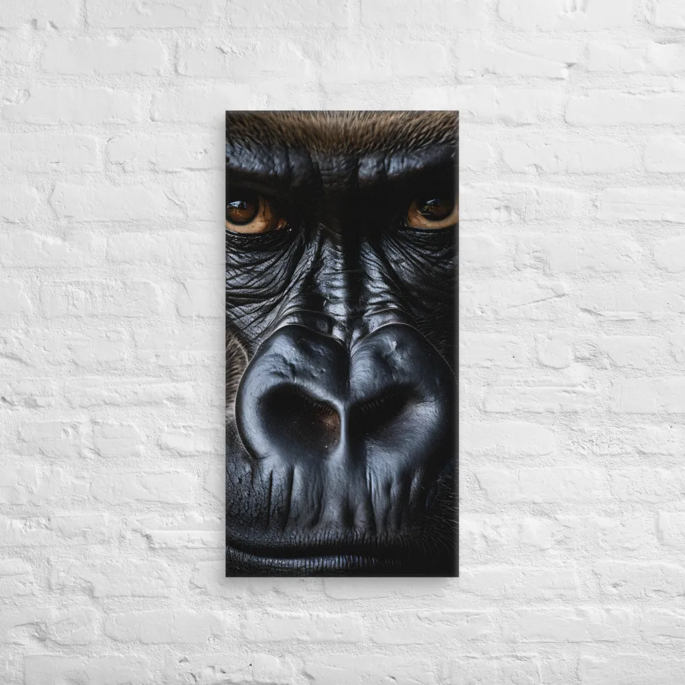 Gaze of the Wild: A Gorilla's Portrait