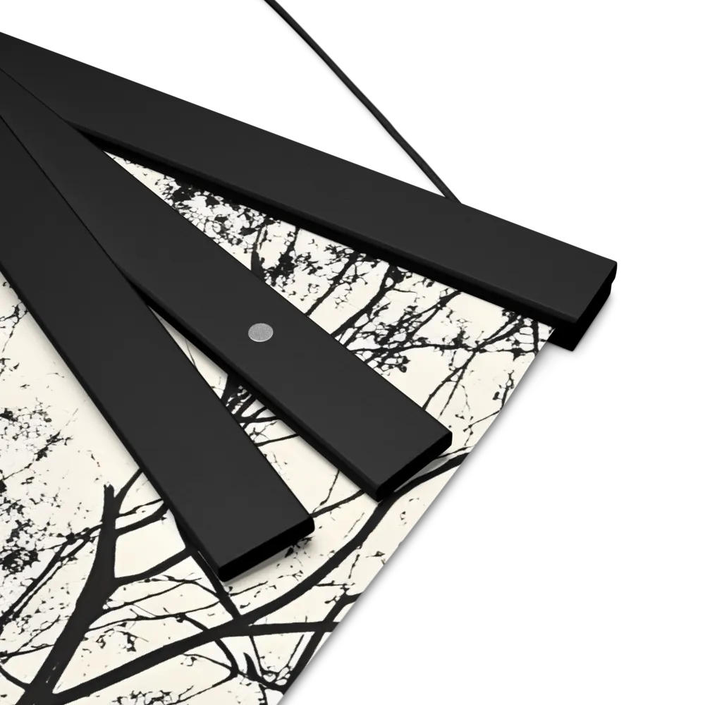 Whispers of Solitude | Poster With Black Wood Hanger | 16″×16″