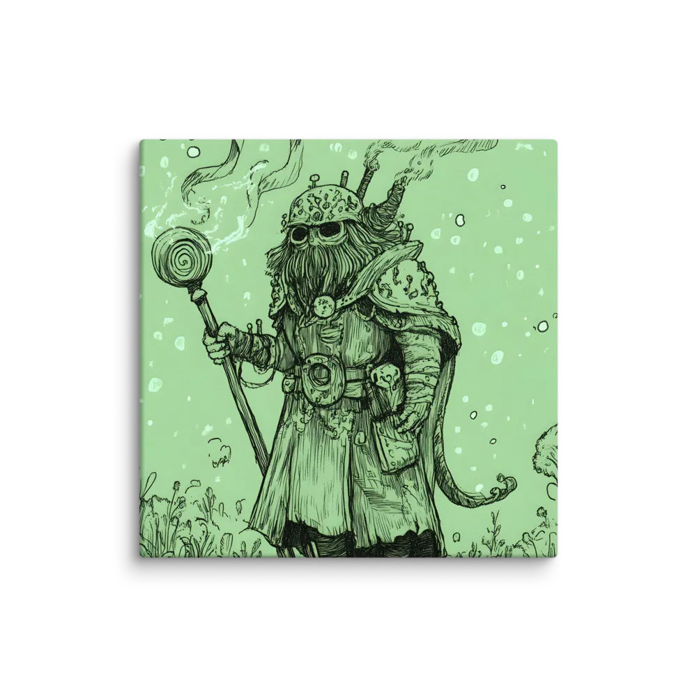 The Enigmatic Wizard | Canvas | 37″×37″