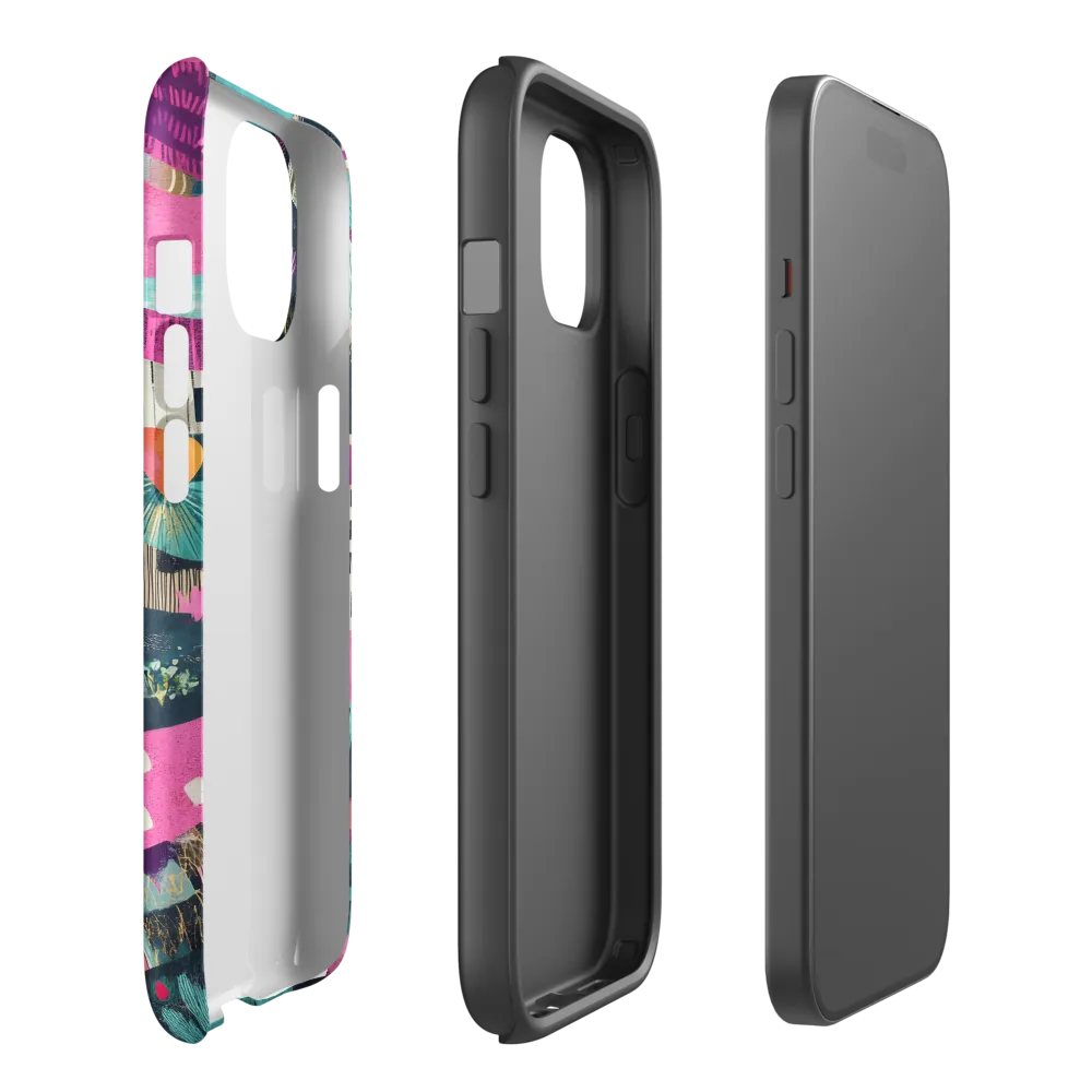 Whimsical Journey Through a Vibrant Landscape | Phone Case |  15 | Tough Case | Matte