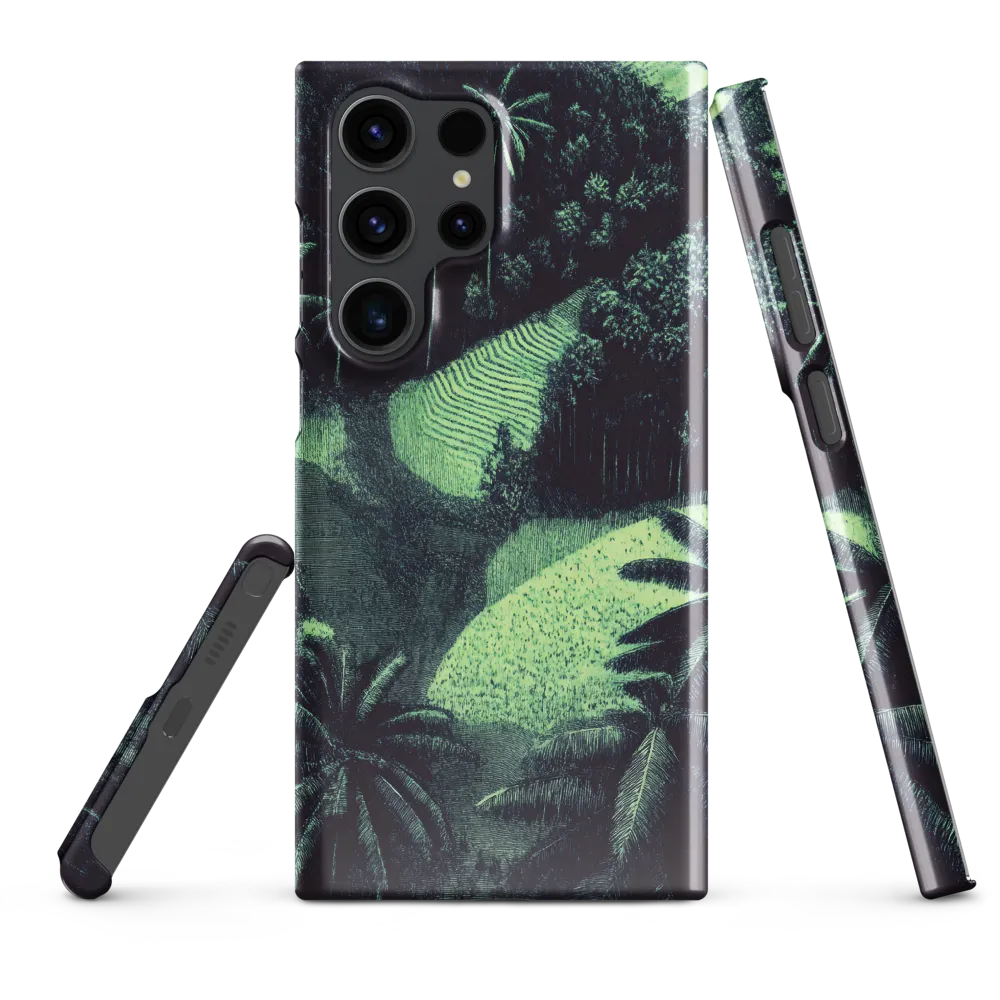 Harmony in Green: A Surreal Landscape