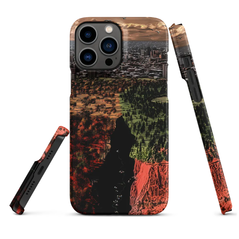 Harmony and Dissonance: A Landscape of Contrasts | Phone Case |  13 Pro Max | Snap Case | Matte
