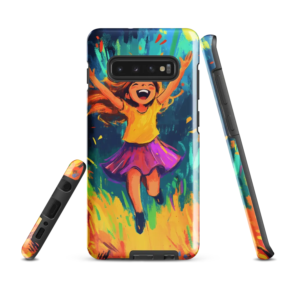 Joyful Escape into Nature | Phone Case |  S10 Plus | Tough Case | Glossy