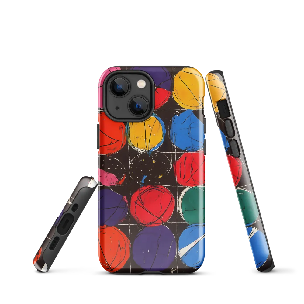 Colorful Circles in Abstract Harmony