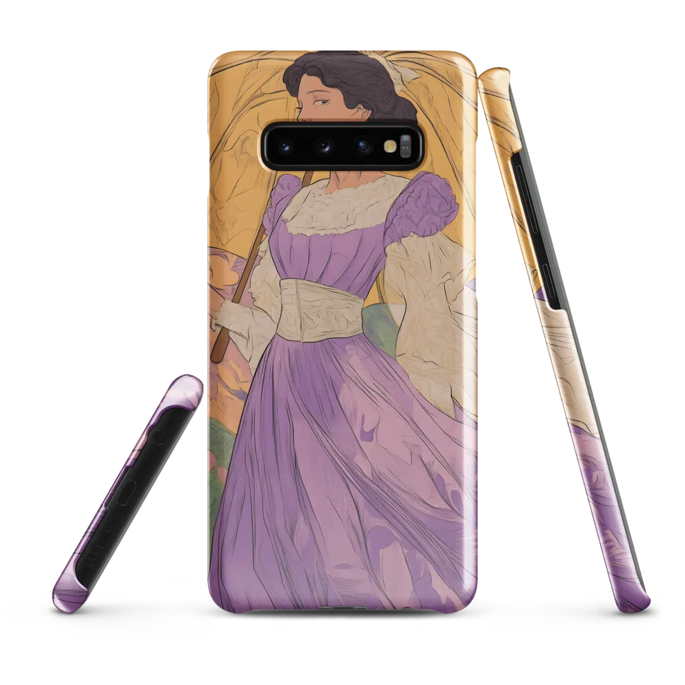 Elegance Under the Umbrella | Phone Case |  S10 Plus | Snap Case | Glossy