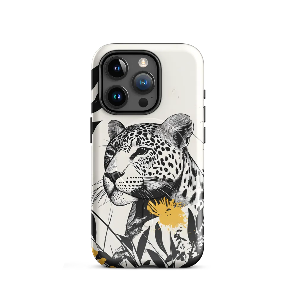 Majestic Leopard Amongst Flora