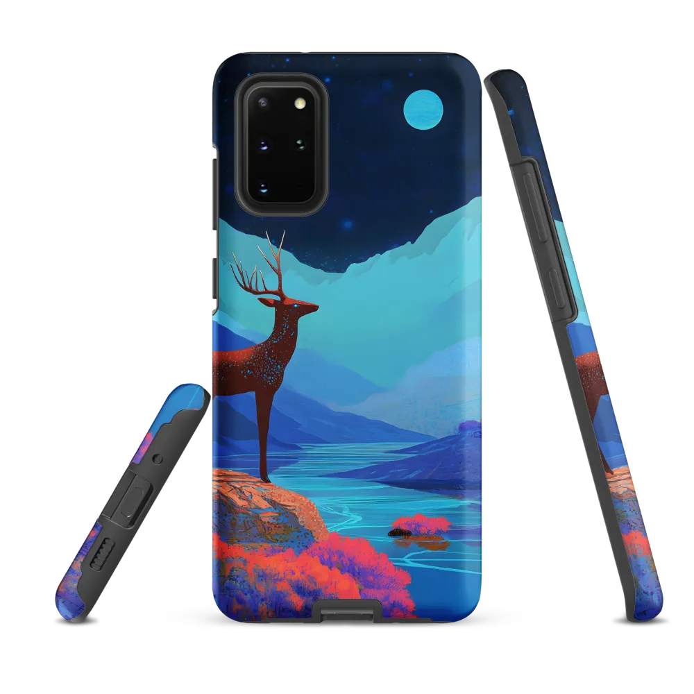 Cosmic Serenity: The Starlit Stag