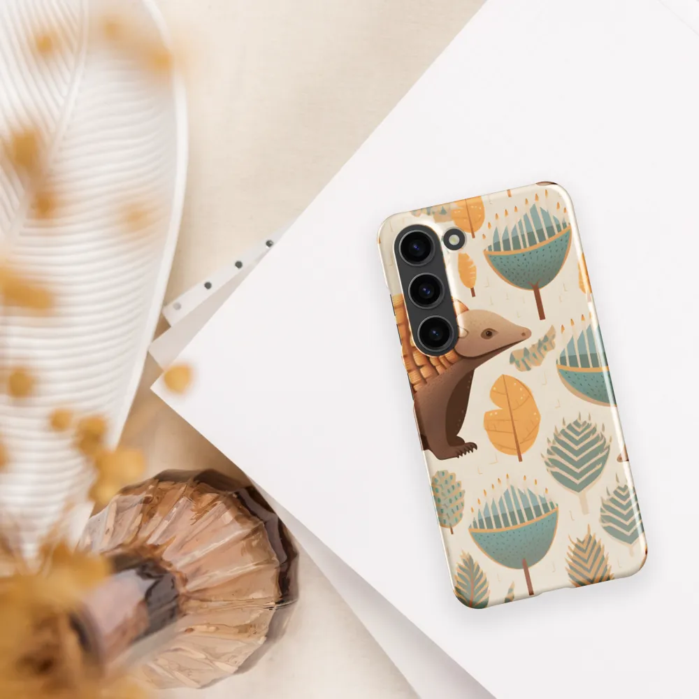 Pangolins in a Whimsical Habitat