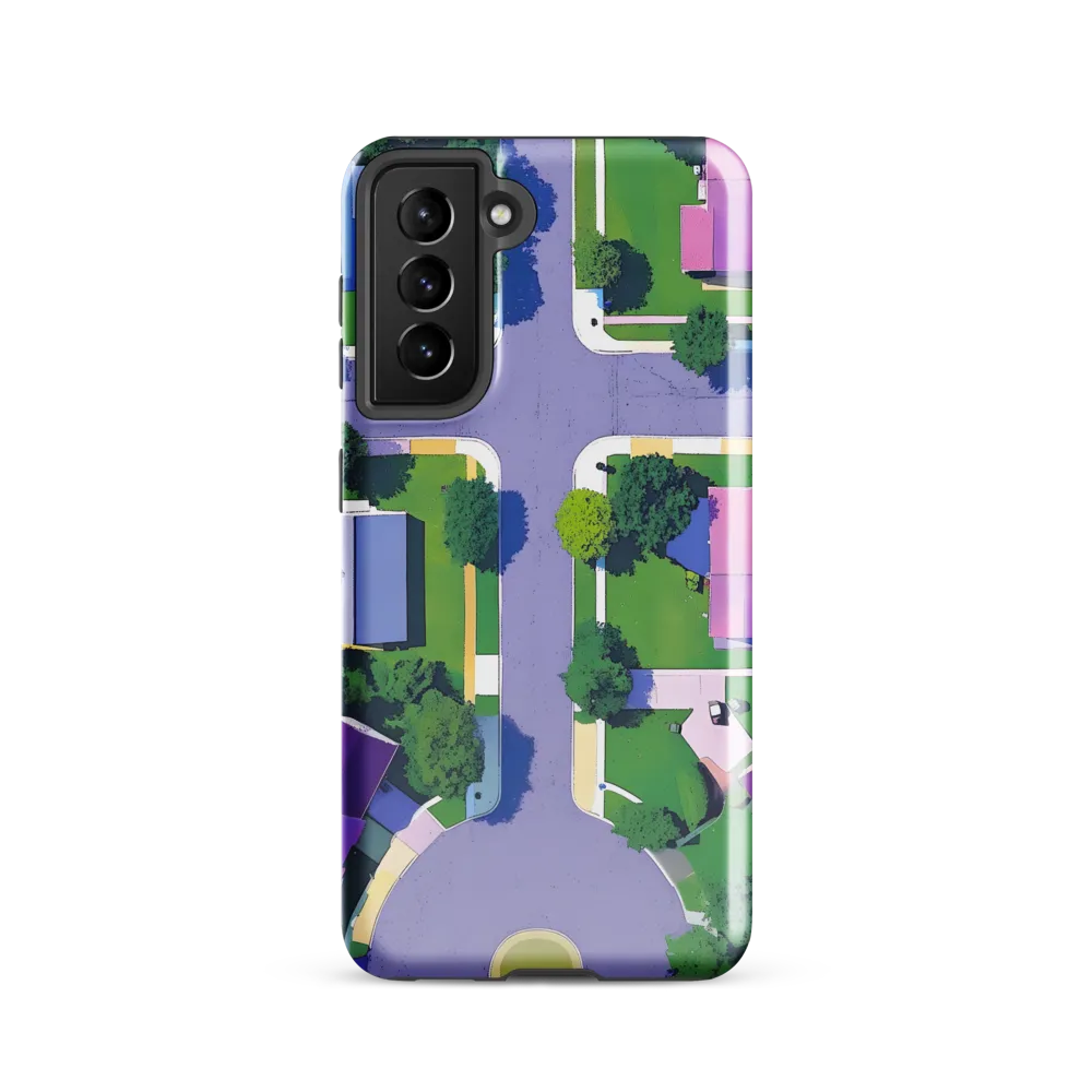Aerial Harmony: Suburban Crossroads