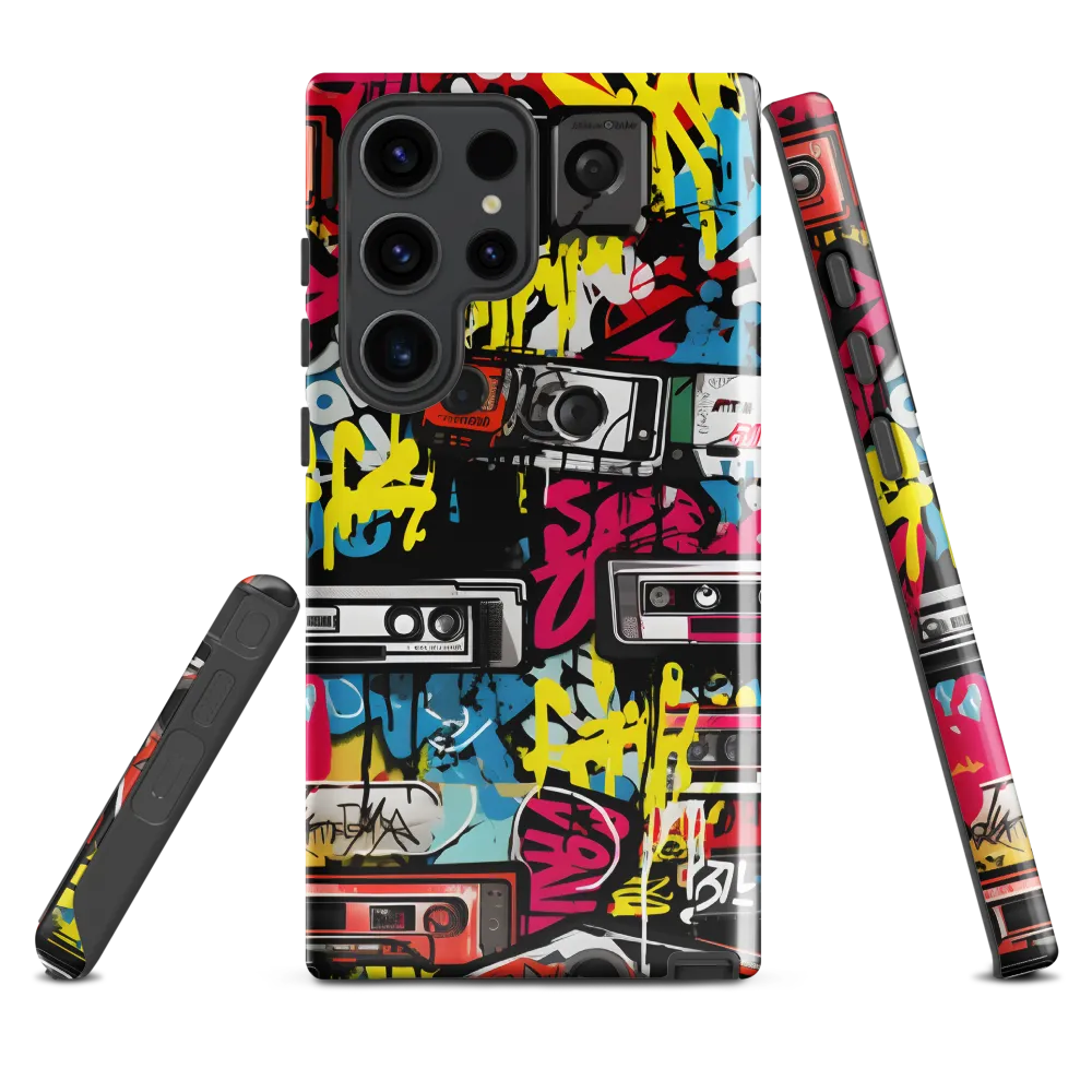 Urban Nostalgia: A Retro Cassette Explosion