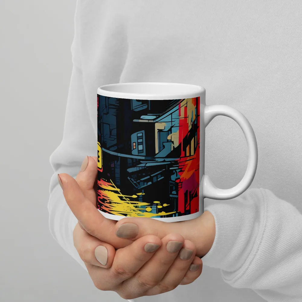 Citybeat: A Neon Dreamscape | Mugs | Multiple Sizes & Colors