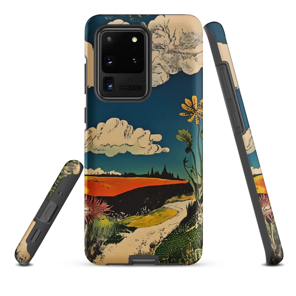 Surreal Blooming Landscape