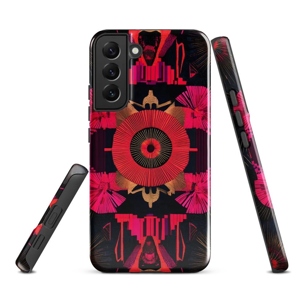 Dynamic Geometric Symphony | Phone Case |  S22 Plus | Tough Case | Glossy