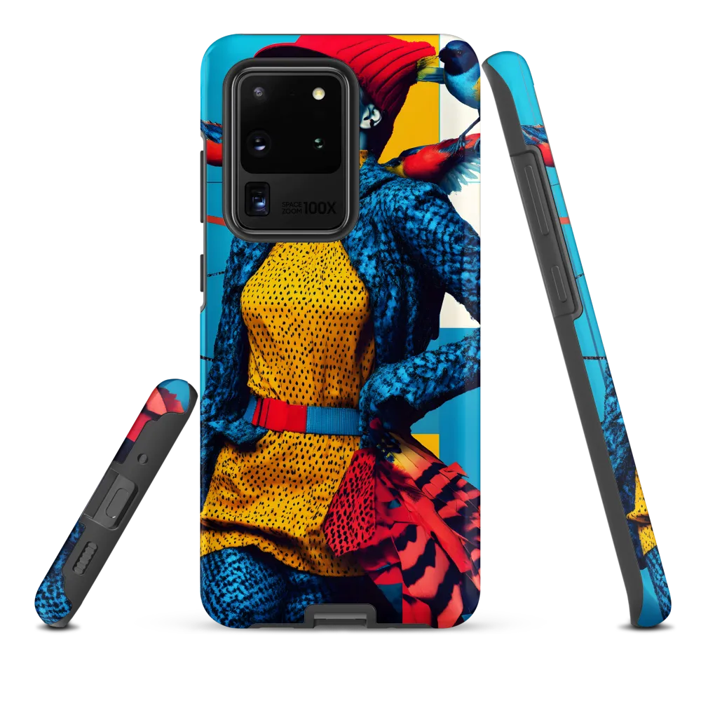 Vibrant Fusion of Nature and Fashion