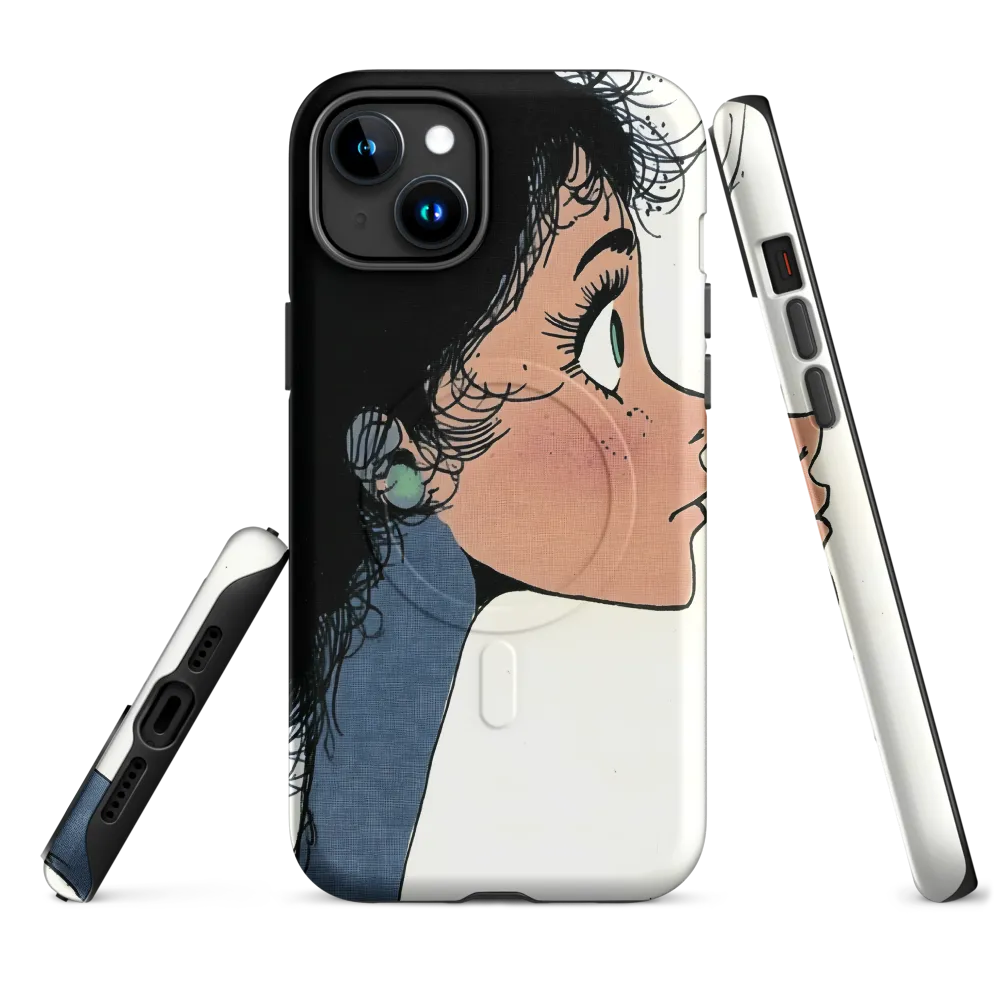 Whispers of Contemplation | Phone Case |  15 Plus | MagSafe® Tough Case | Matte