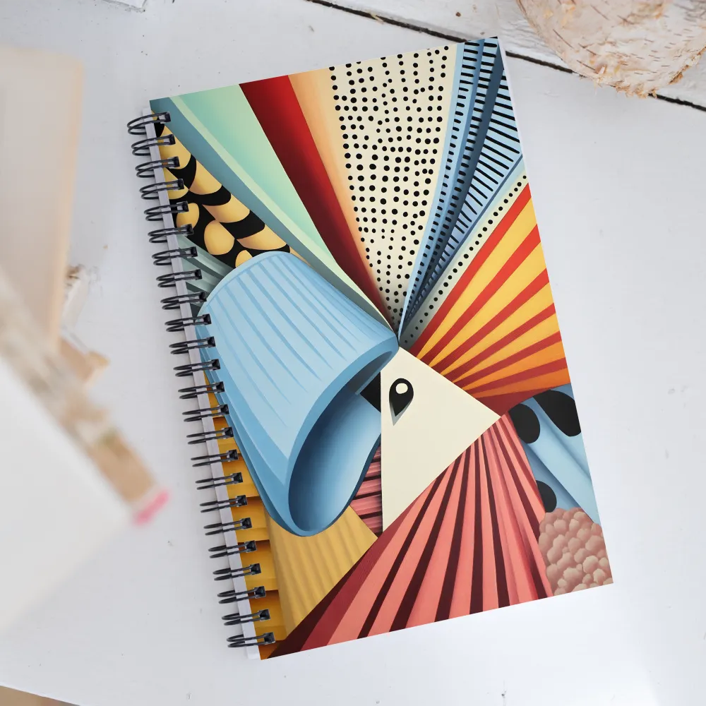 Symphony of Shapes | Spiral Notebook