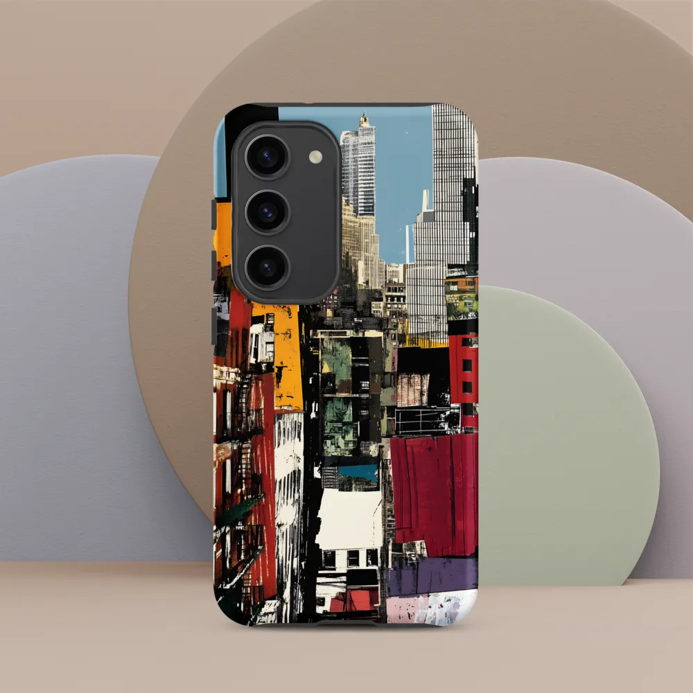 Urban Collage: A Vivid Cityscape