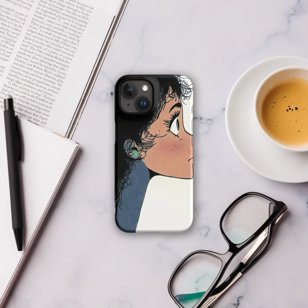 Whispers of Contemplation | Phone Case |  15 | Snap Case | Matte