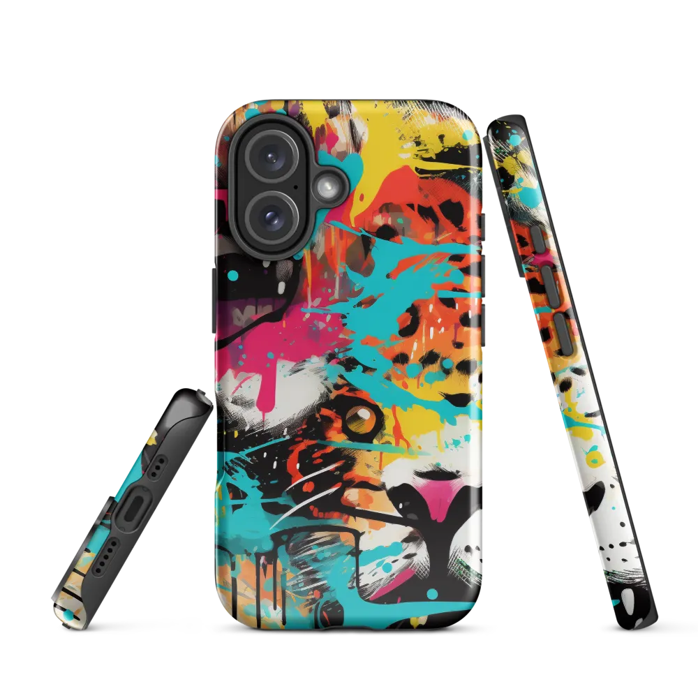 Fierce Fusion: Tiger and Lion in Graffiti