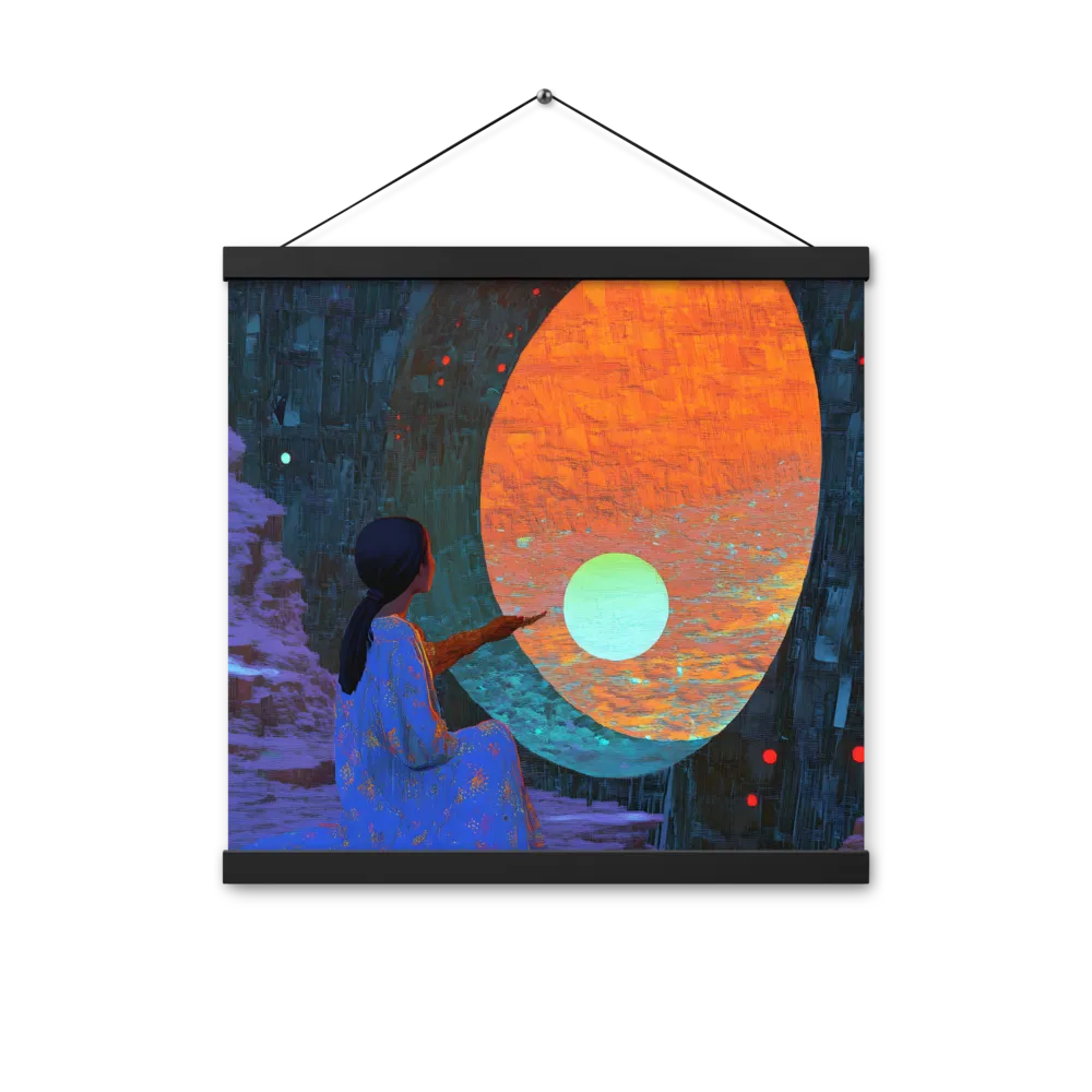 The Portal of Dreams | Poster With Black Wood Hanger | 16″×16″