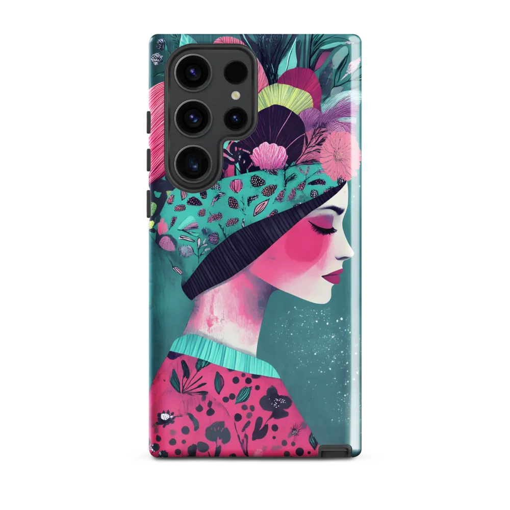Whimsical Floral Portrait